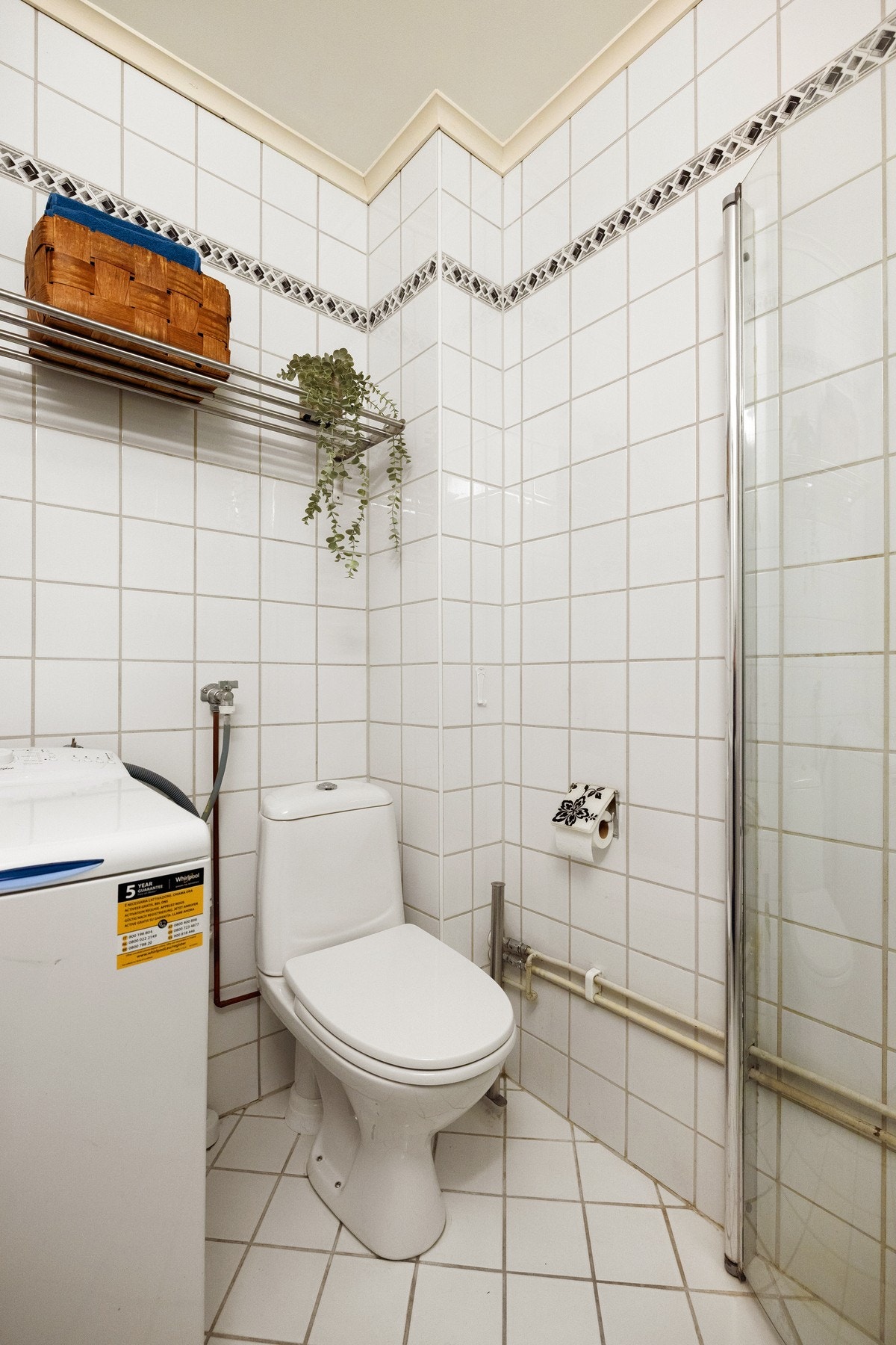 Det er også plass og opplegg for vaskemaskin. Galleribilde