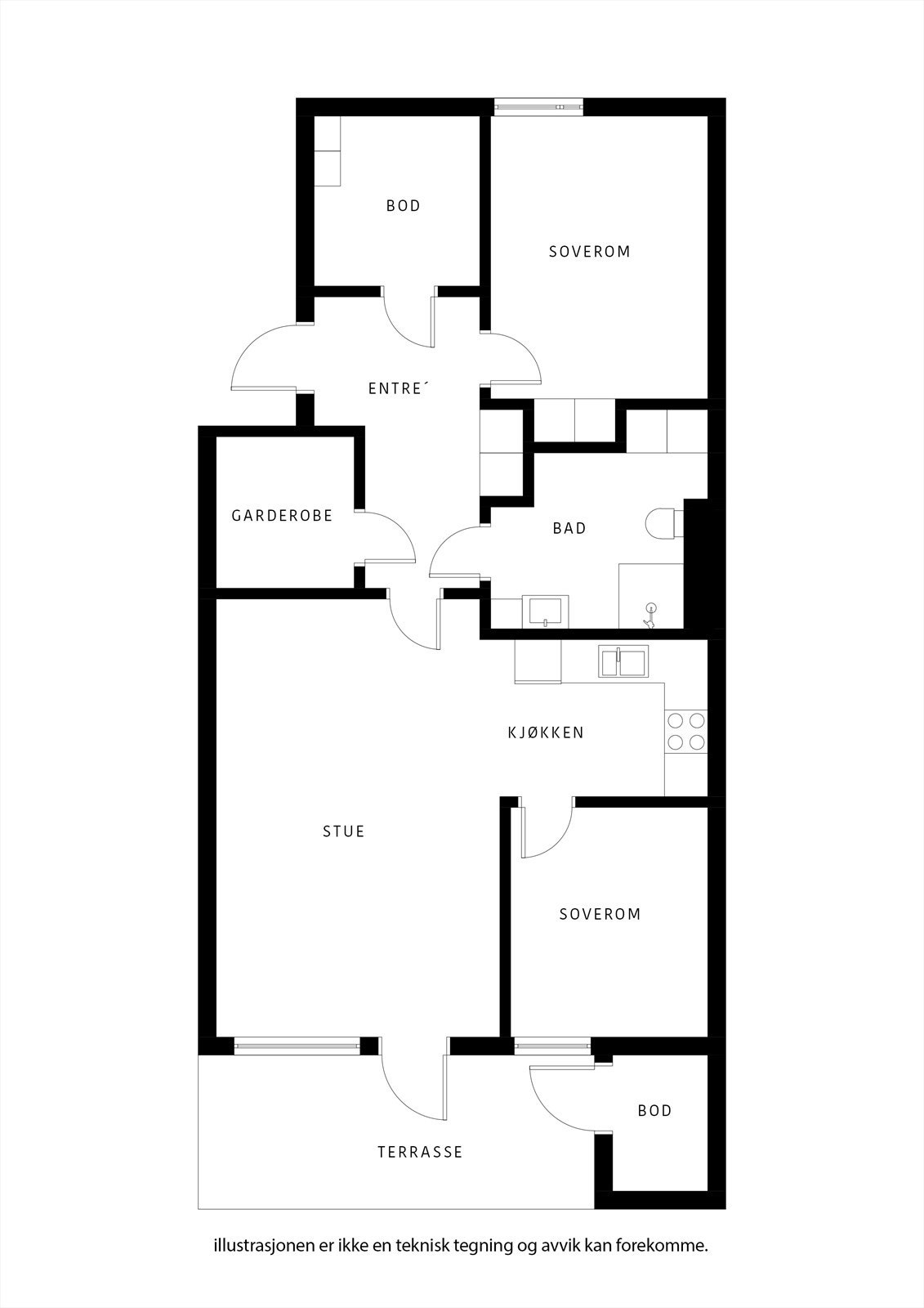 Plantegning. Galleribilde