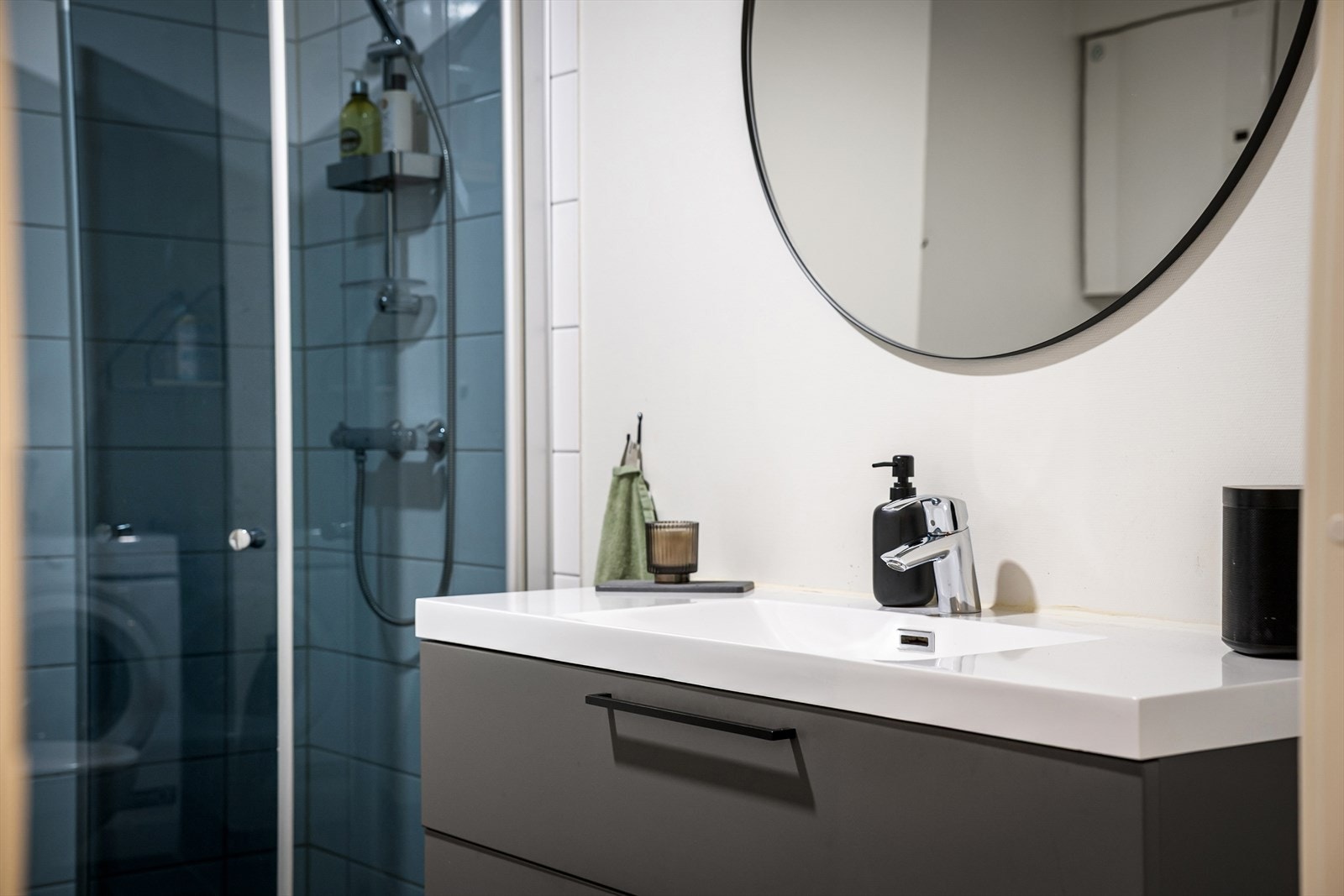 Opplegg for vaskemaskin og tørketrommel kan også nevnes. Galleribilde