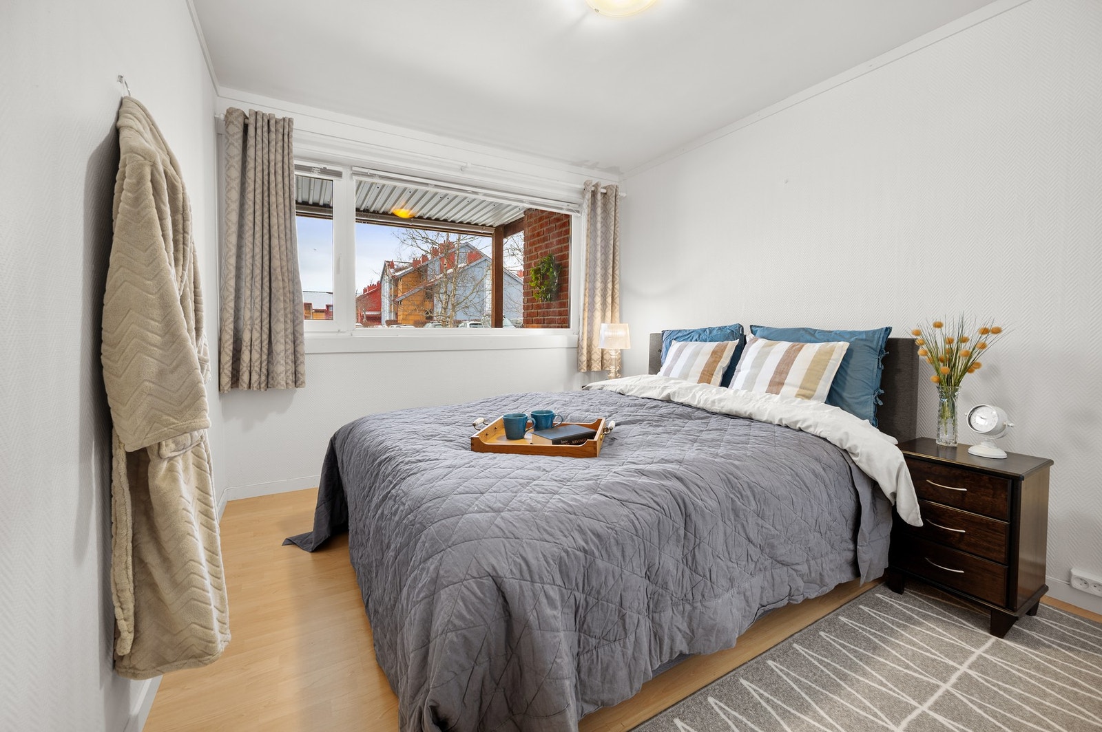 Soverom 2 er målt til 12,8 kvadratmeter. Galleribilde