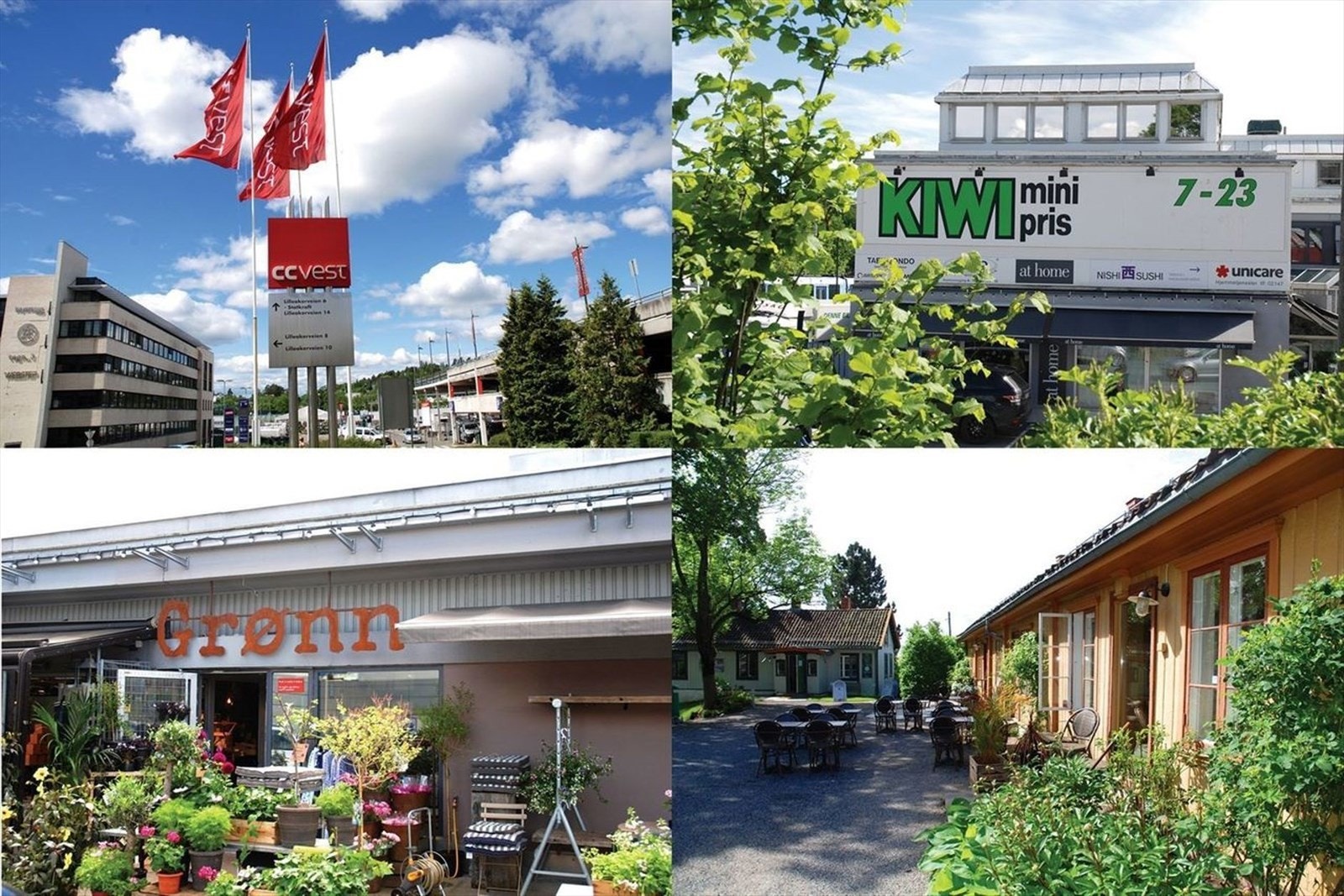 Lilleaker sentrum kan by på to matbutikker (Kiwi og Coop med post-i-butikk), sushirestaurant, frisør, apotek samt populære Kafé Grønn. Galleribilde