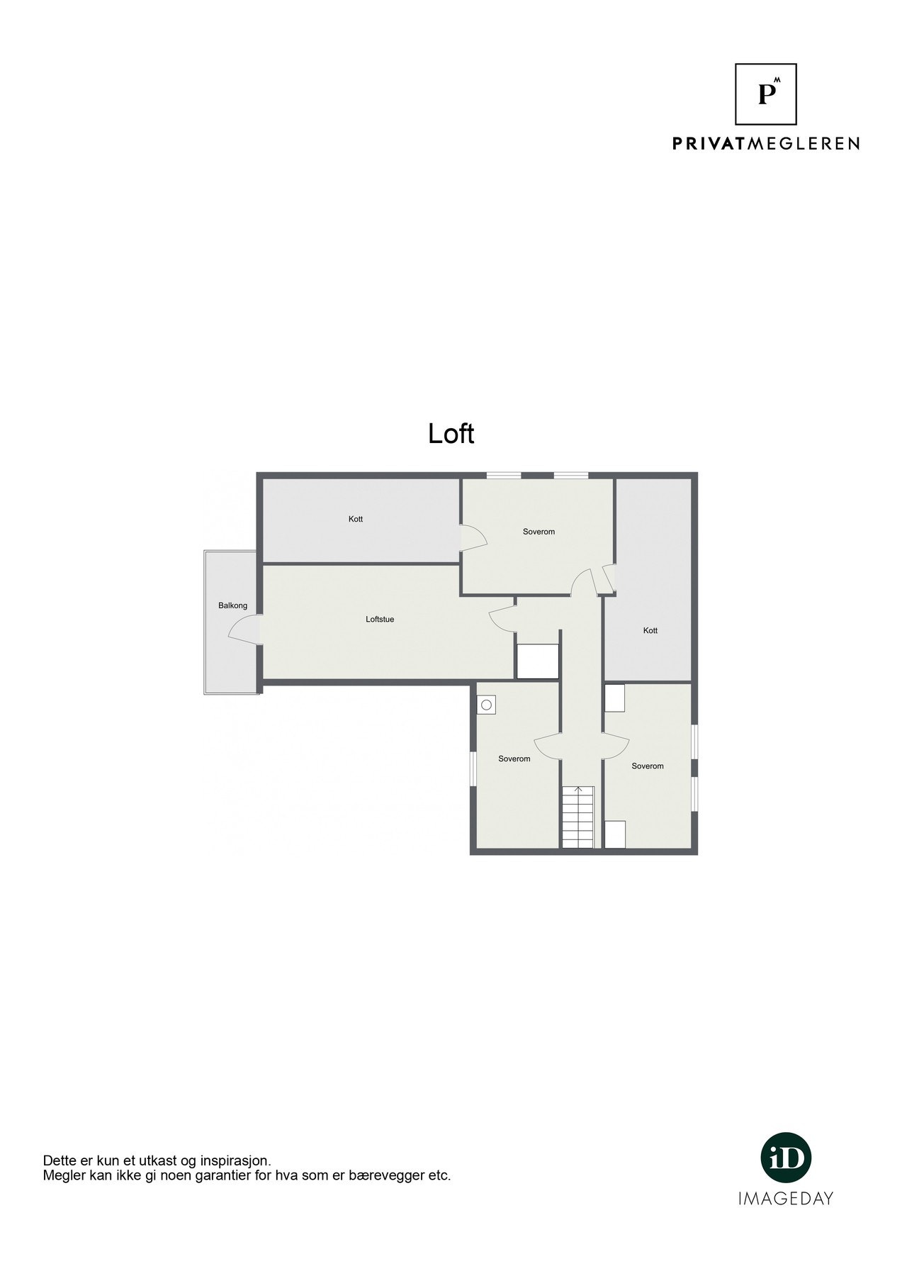 Plantegning 2. etg Galleribilde