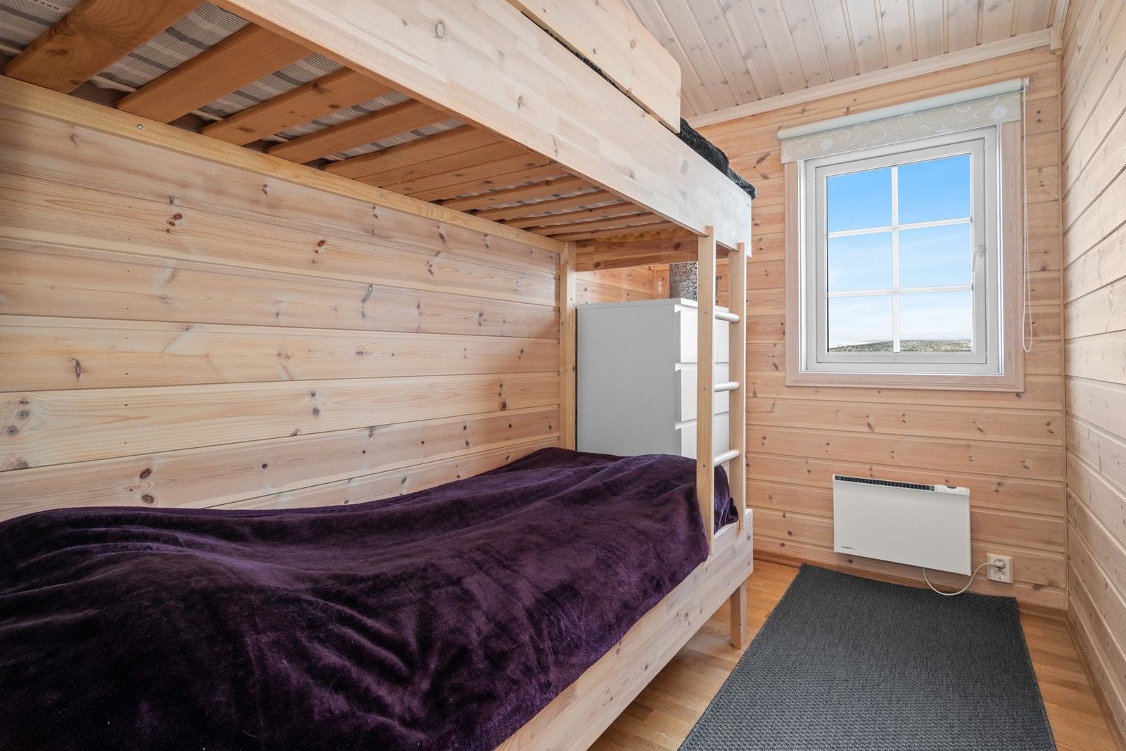 Soverom på 5m² med innebygget seng. Galleribilde