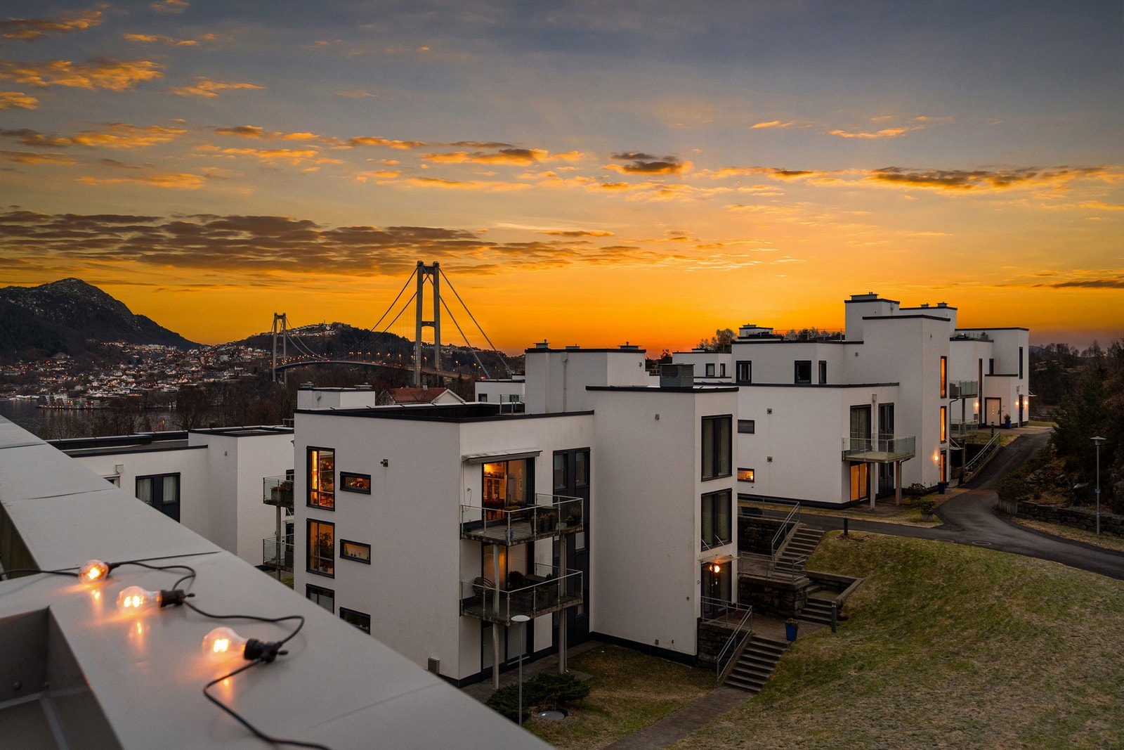 - Flott utsikt over nabolaget - Galleribilde