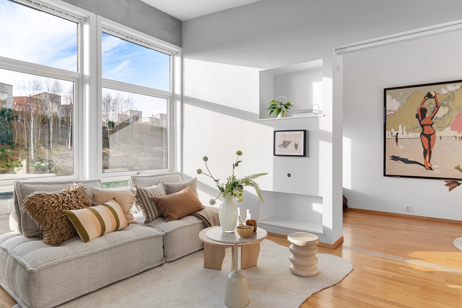 - God plass til en koselig sofakrok - Galleribilde