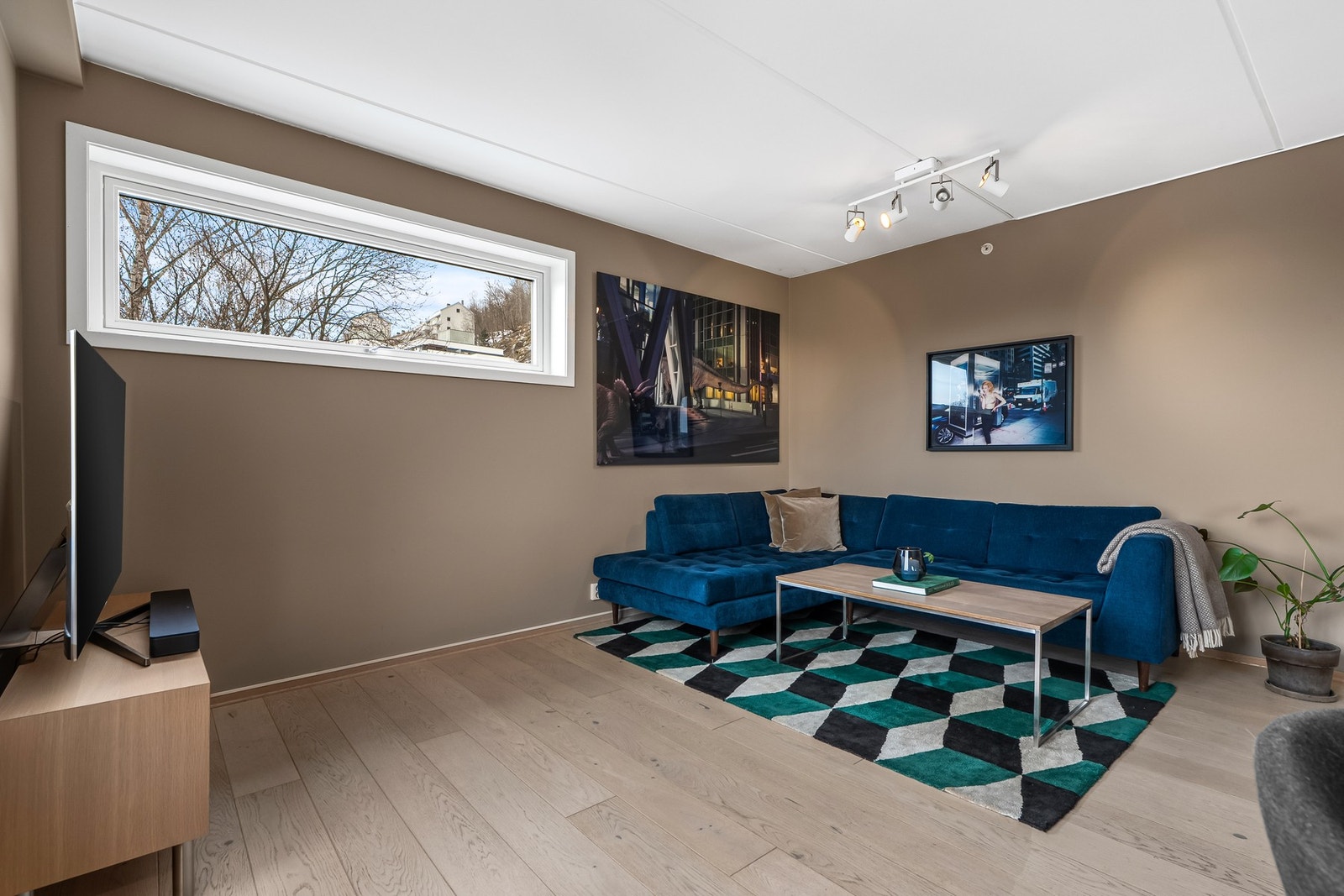 Fyring er inkludert i felleskostnadene som sikrer lavere strømkostnader. Galleribilde