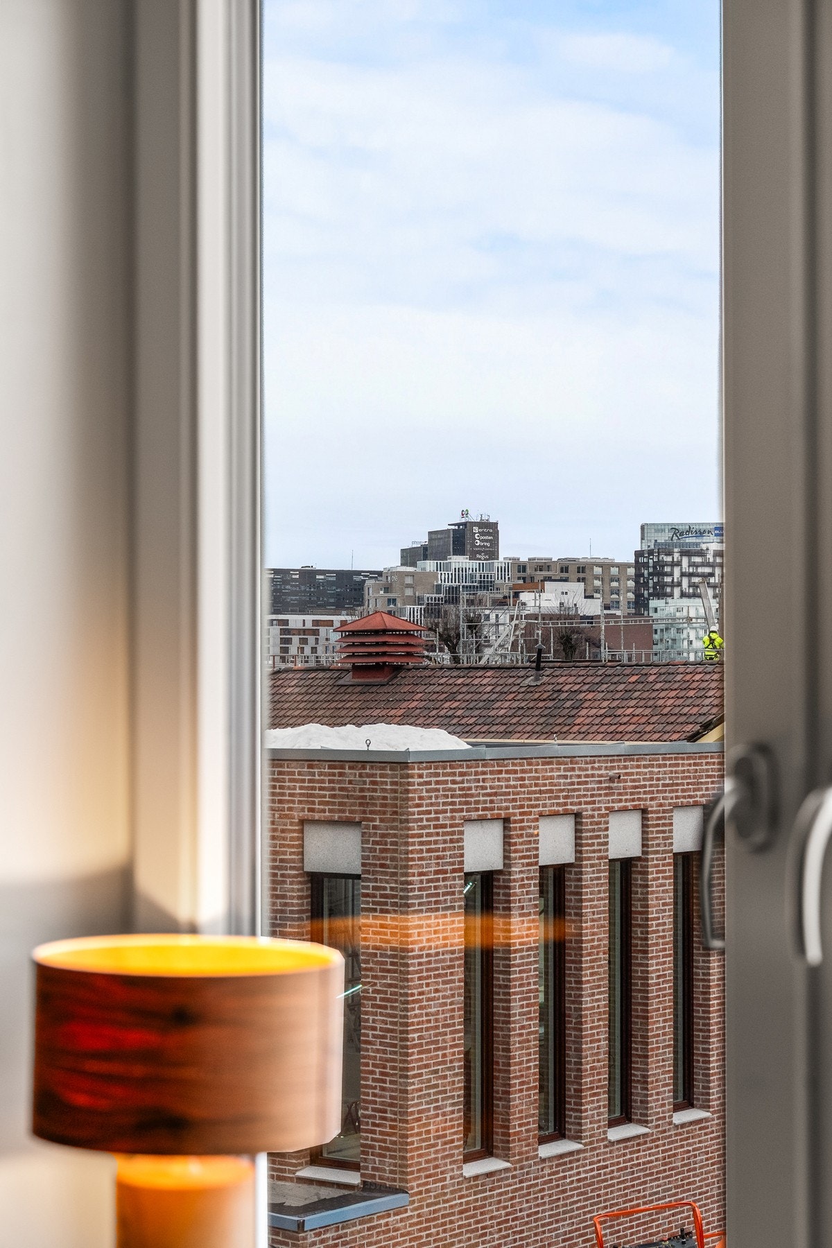 Flott utsikt mot byen! Galleribilde