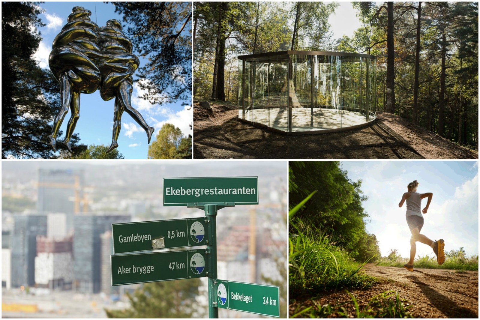 Ekeberg med sine utallige sletter og turstier byr på moro for store og små. Galleribilde