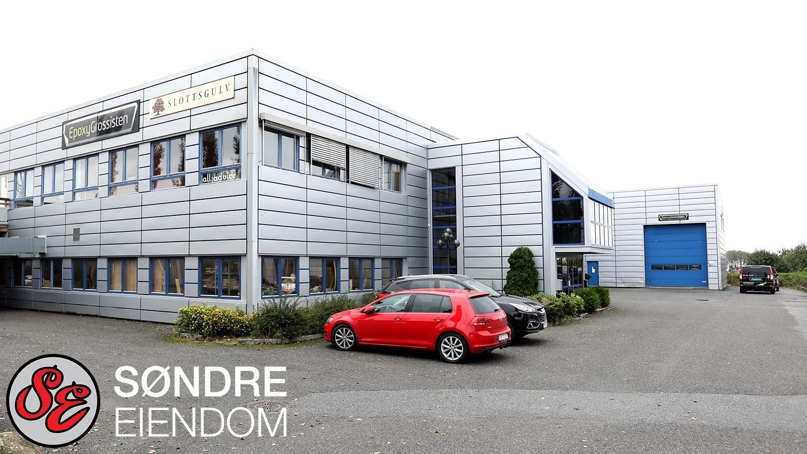 Inngangsparti fasade syd Galleribilde