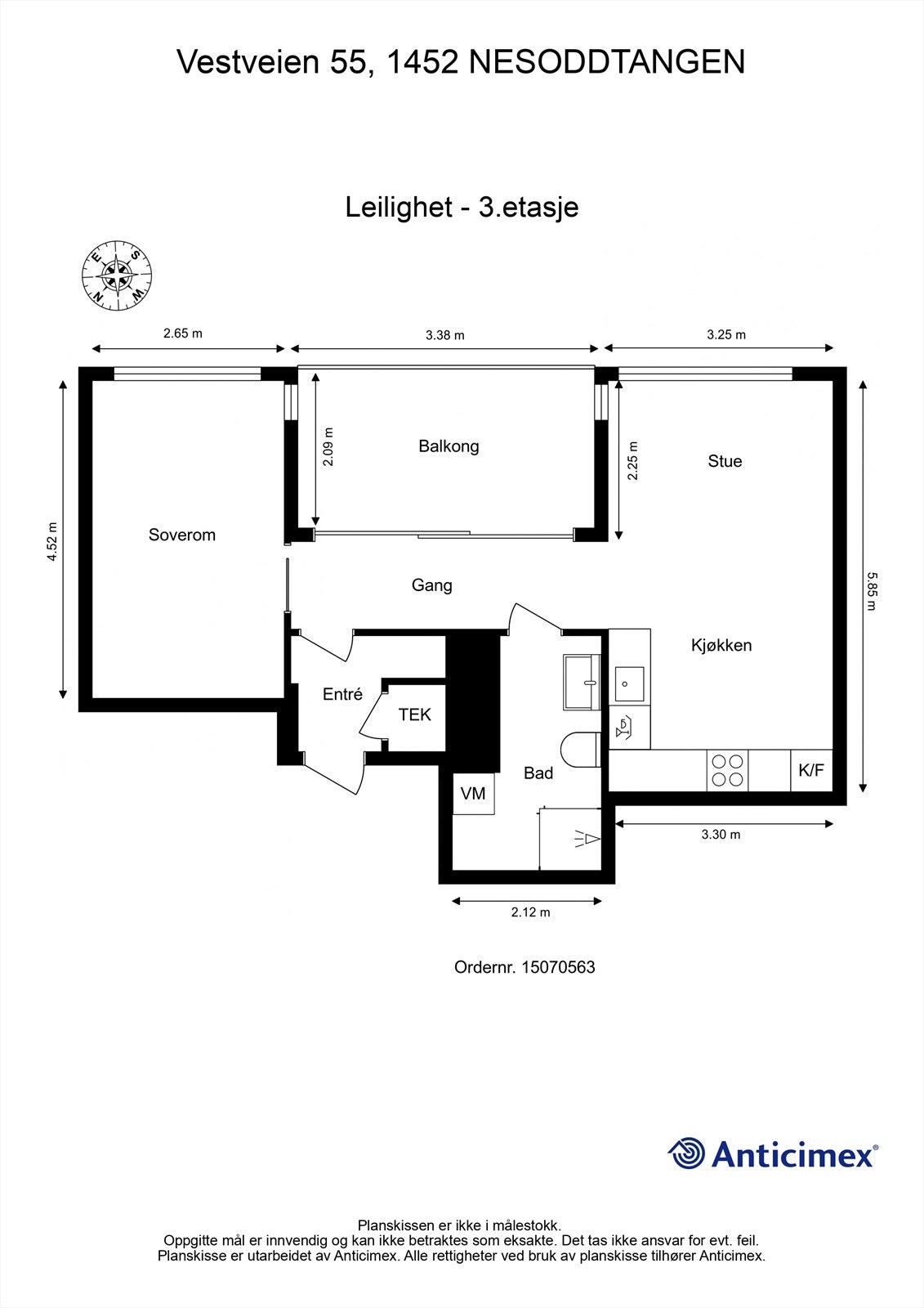 Plantegning Galleribilde