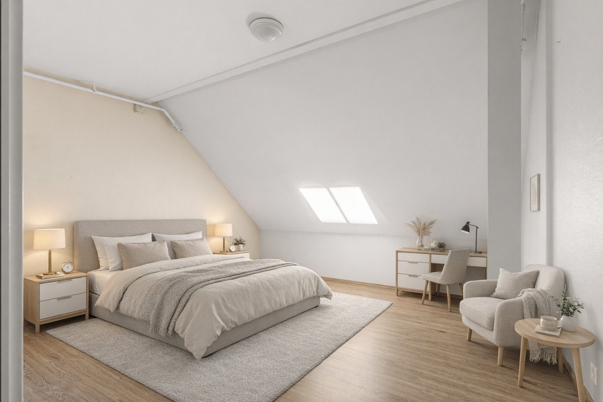 Bildet er møblert digitalt ved hjelp av KI Galleribilde