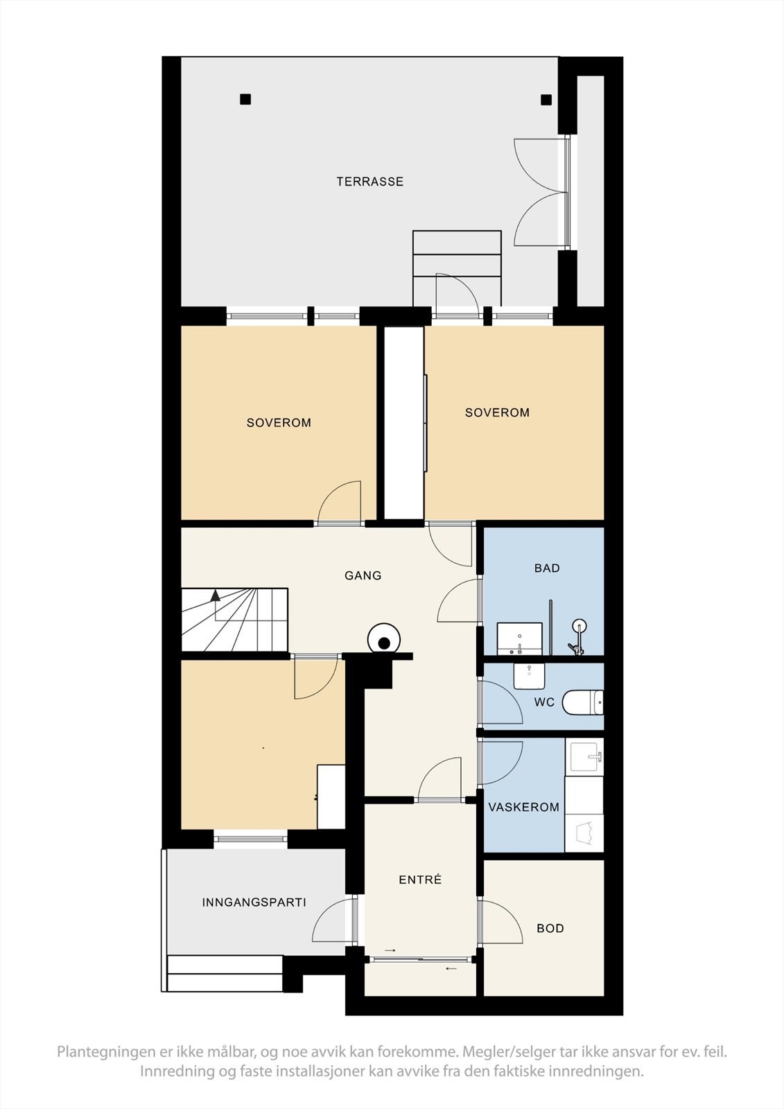 Plantegning 1. etasje. Galleribilde