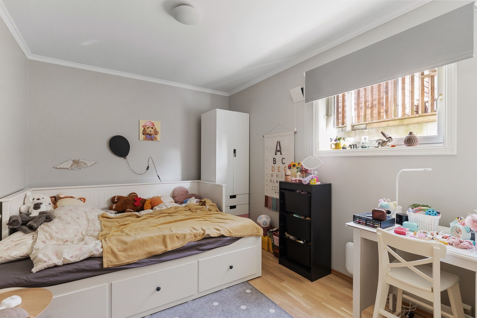 Et annet innredet rom i underetasjen, også dette med god størrelse. (Ikke godkjent for varig opphold) Galleribilde