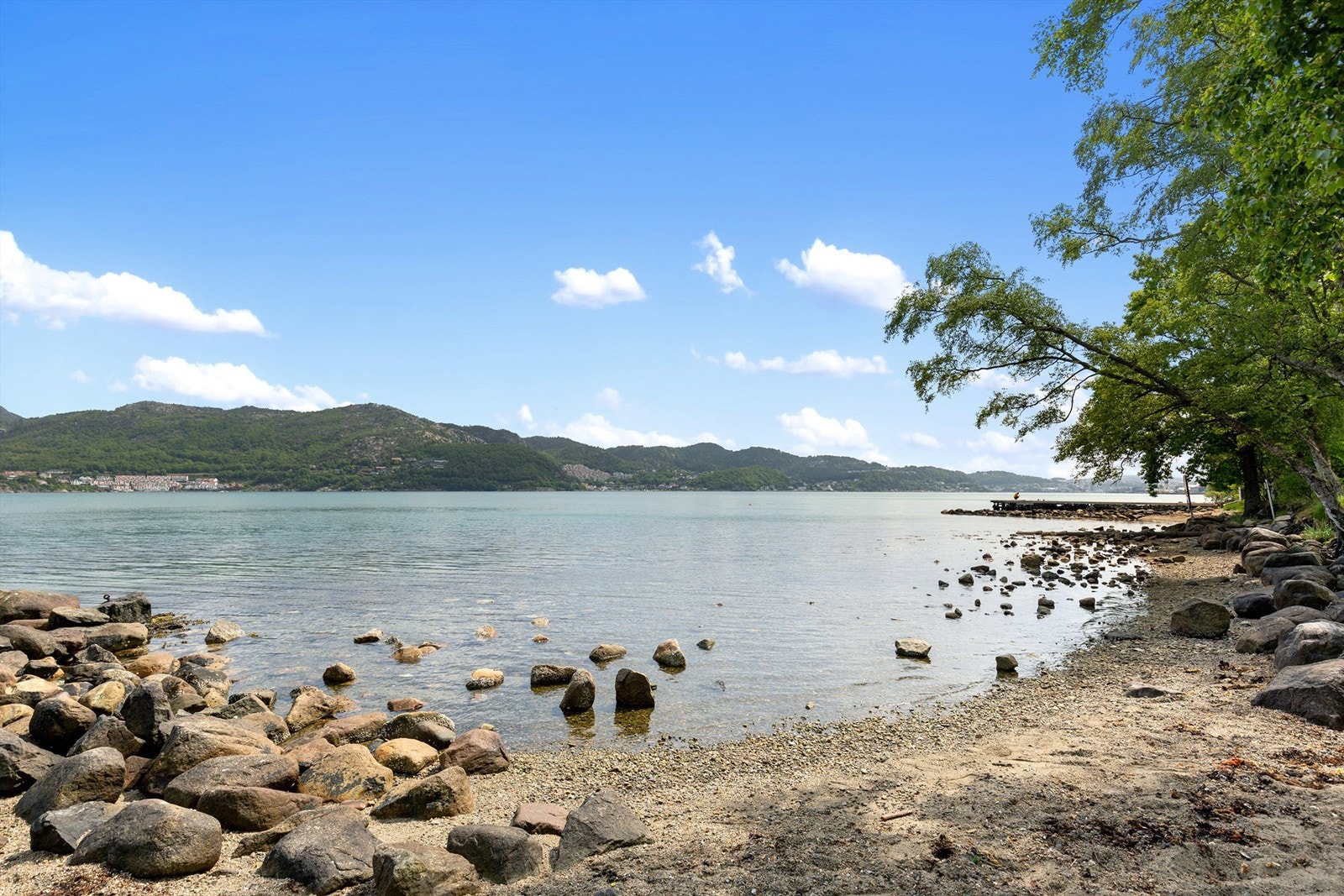 Området byr på flotte rekreasjonsmuligheter ved sjøen. Galleribilde
