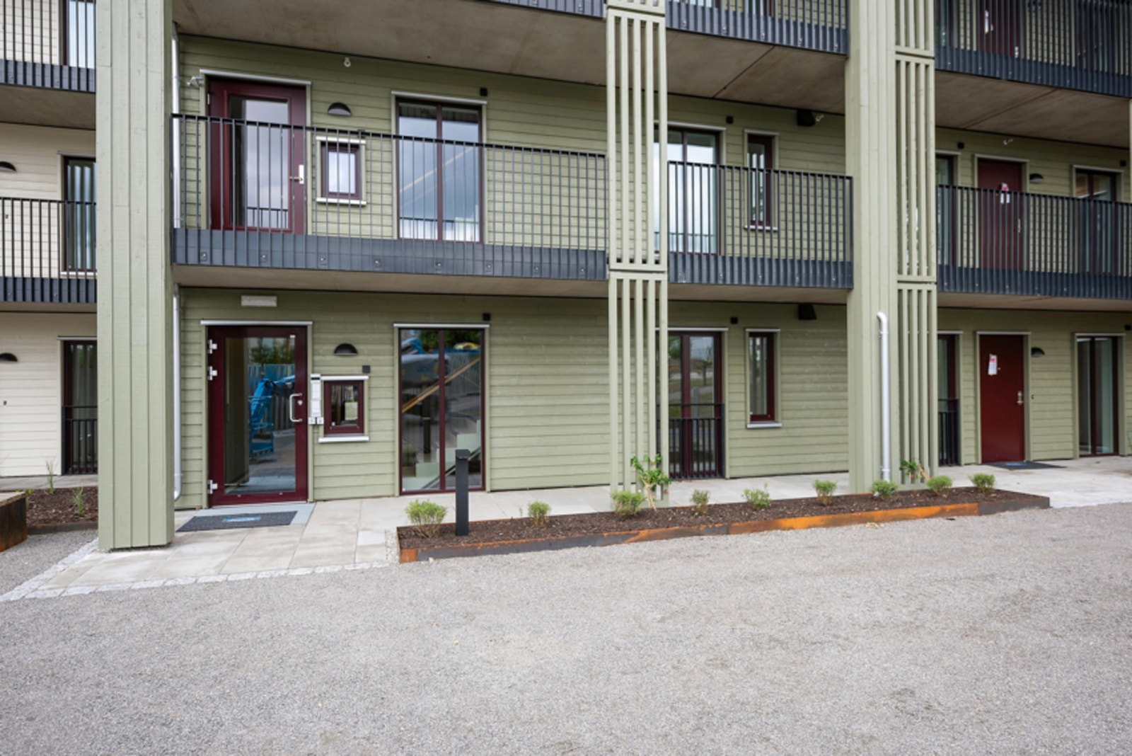 Utgang også på baksiden Galleribilde