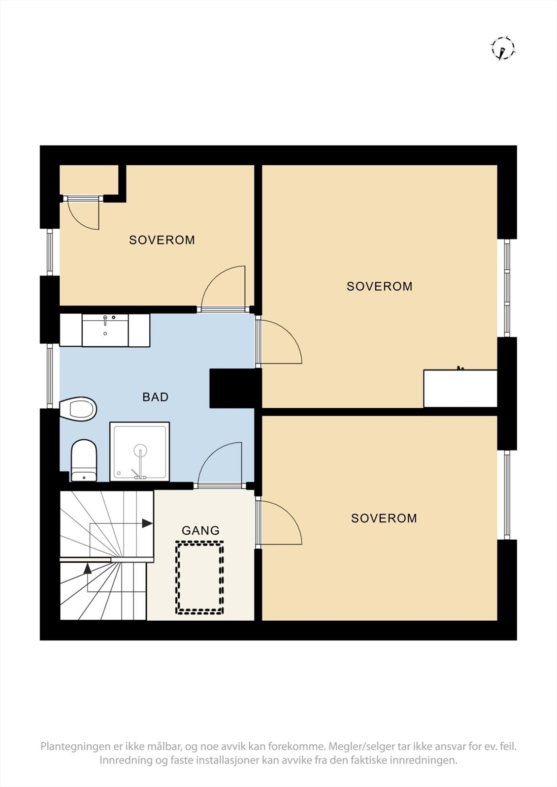 Plantegning 2. etasje. Galleribilde