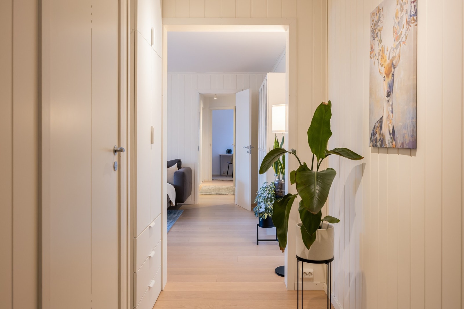 Entréen er på 6,3 kvm. Galleribilde