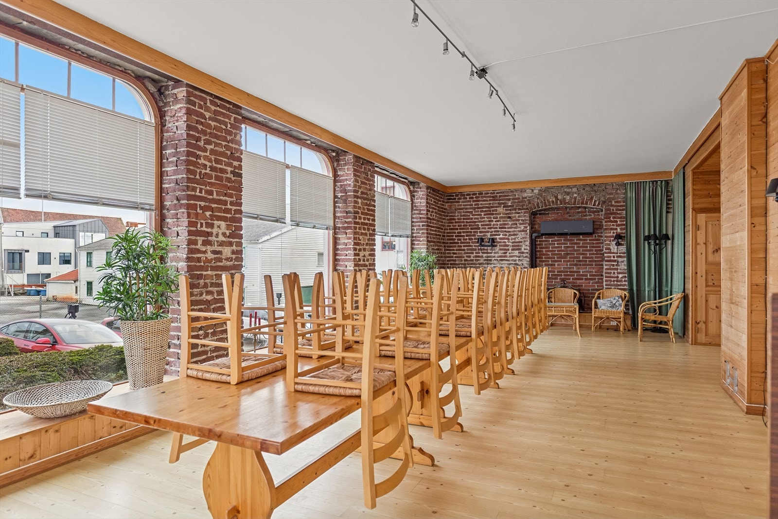 Sameiet har felles selskapslokale som kan leies ut til beboere for en symbolsk sum. Galleribilde