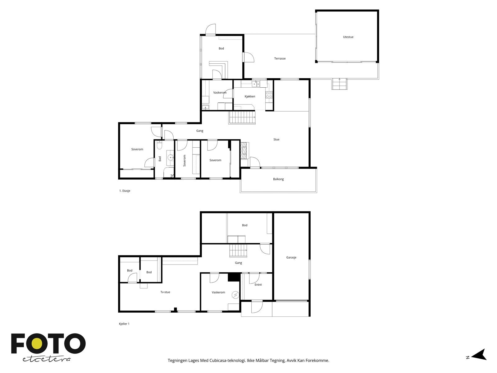 Veiledende plantegning - Ikke målbar Galleribilde