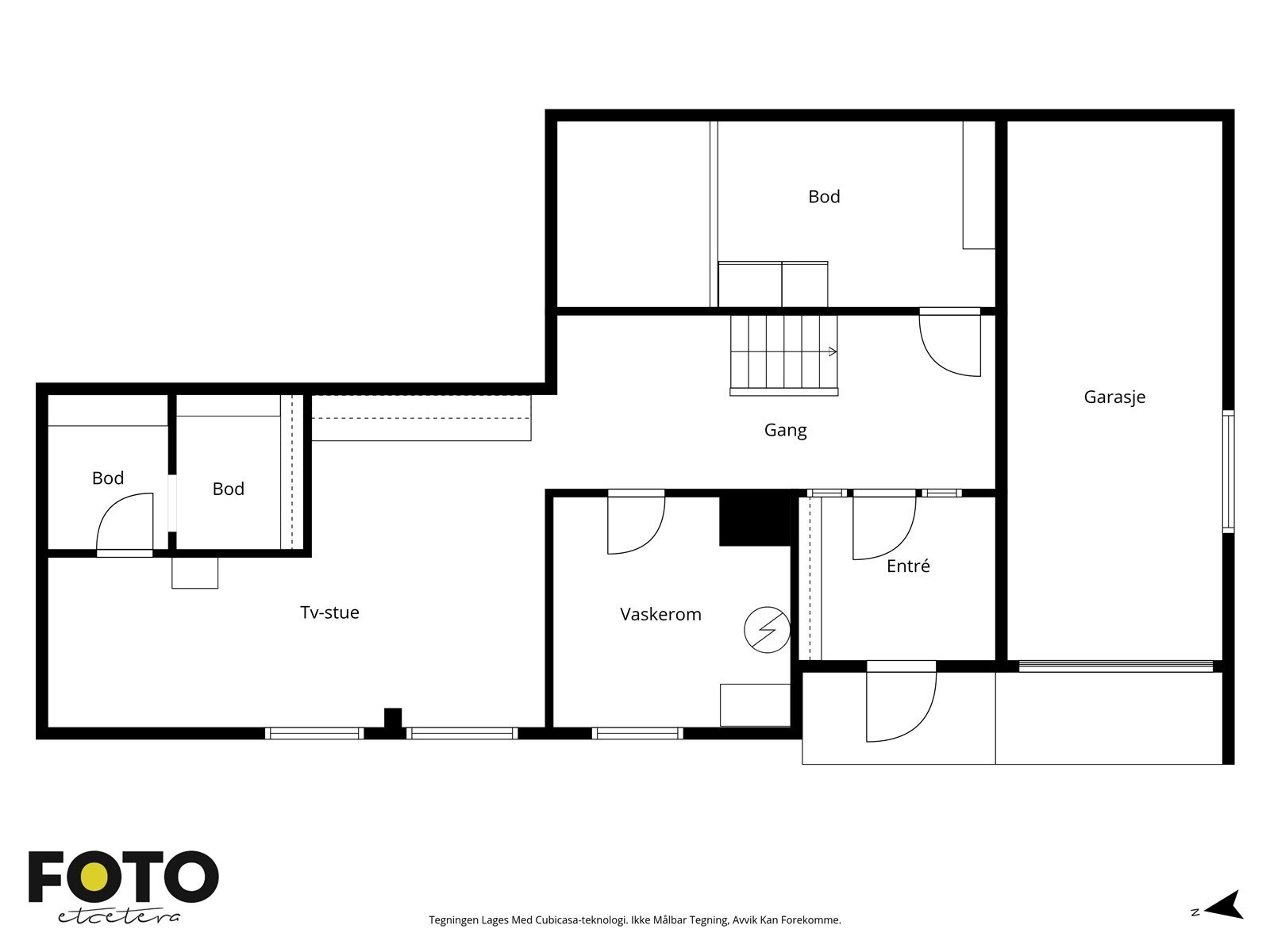 Veiledende plantegning - Ikke målbar Galleribilde