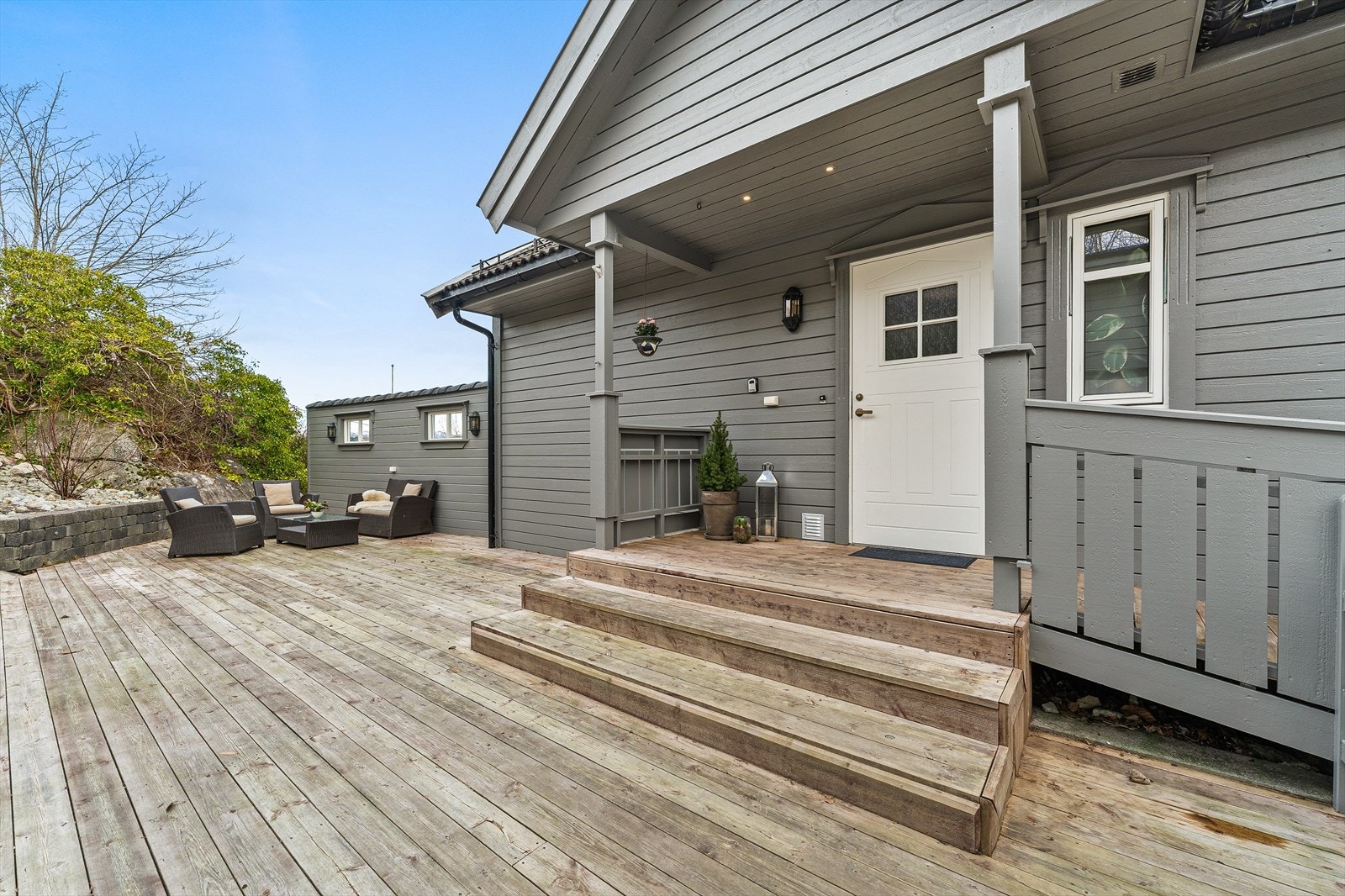 Overbygd inngangsparti Galleribilde