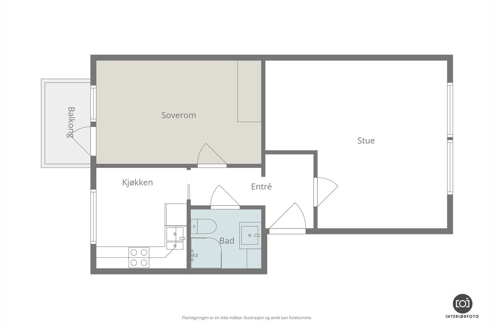 Plantegning Galleribilde