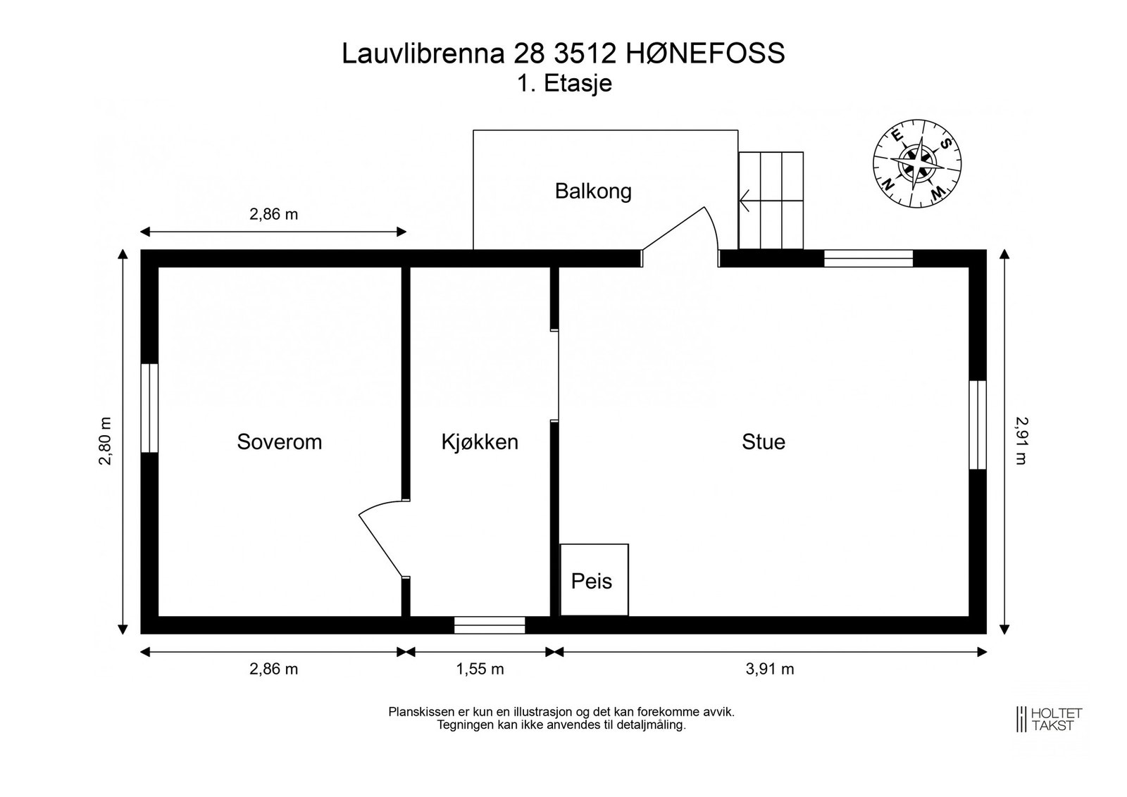 Plantegning Lauvlibrenna 28 | eiendomsmeglerne avd. Ringerike Galleribilde