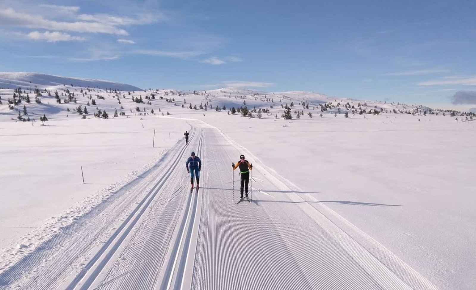 Løypenettet her er en del av løypene som knytter Øyerfjellet sammen med Hafjell, Nordseter og Sjusjøen. Galleribilde