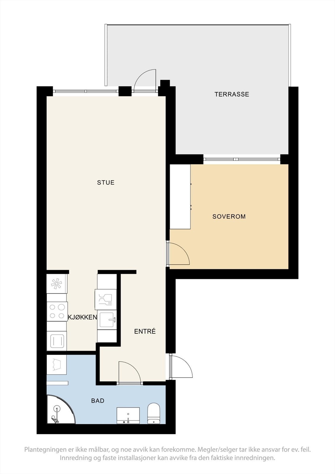 Plantegning - Nøisomhedvegen 15A. Galleribilde