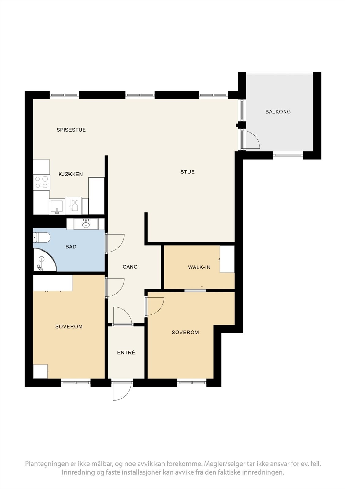 Plantegning 4. etasje Galleribilde