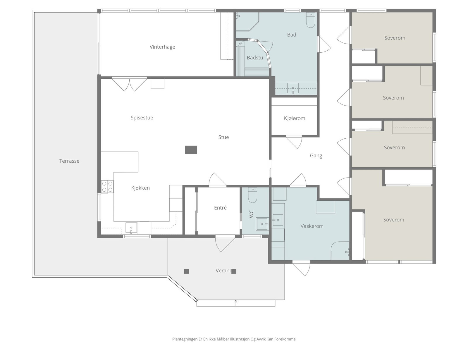 Plantegning Galleribilde