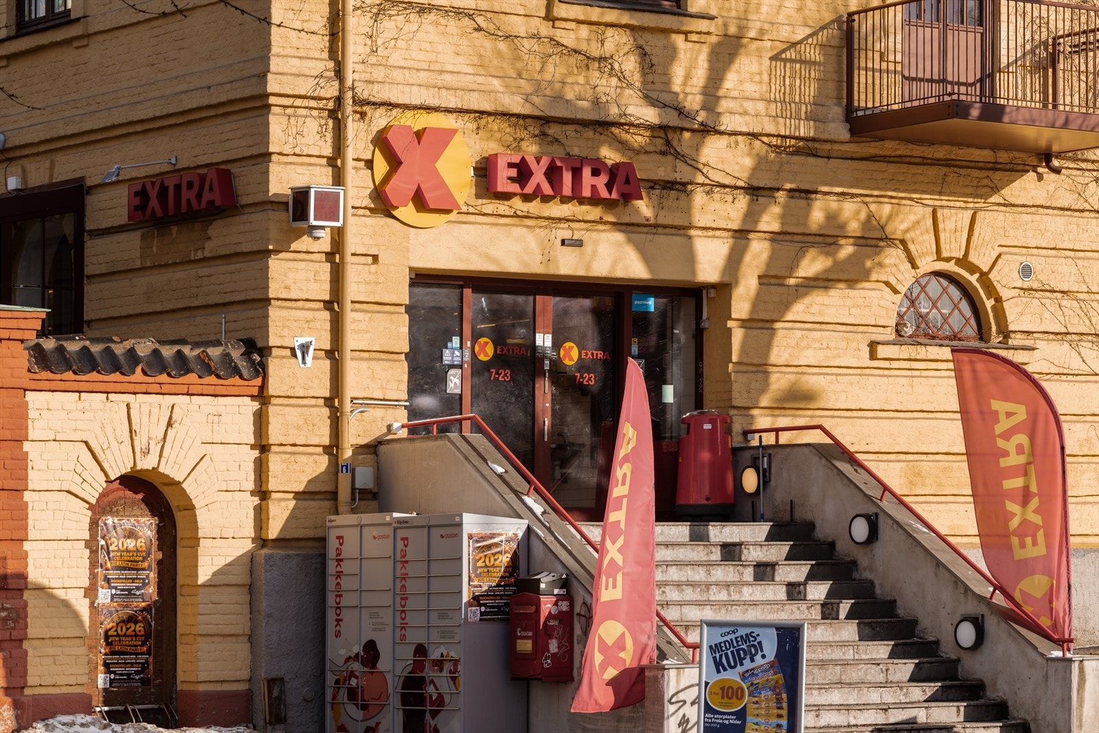 Dagligvarehandelen er enkel med Coop Extra kun ca. hundre meter fra boligen. Galleribilde