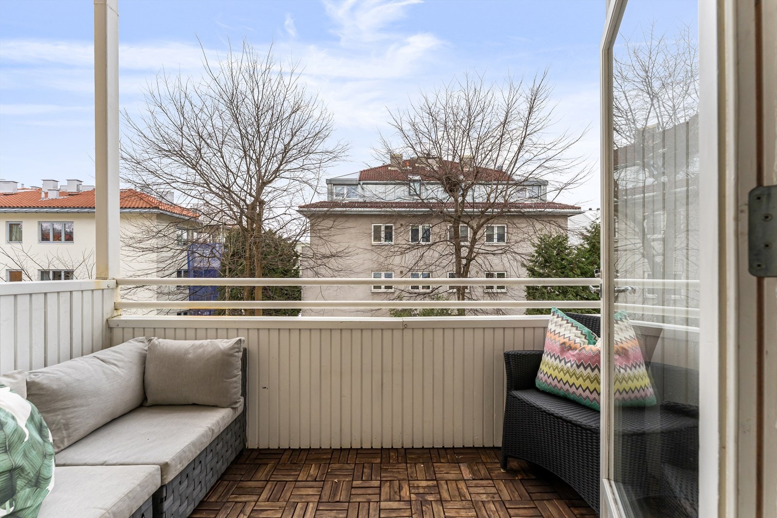 Her er det god plass til utemøblement. Galleribilde