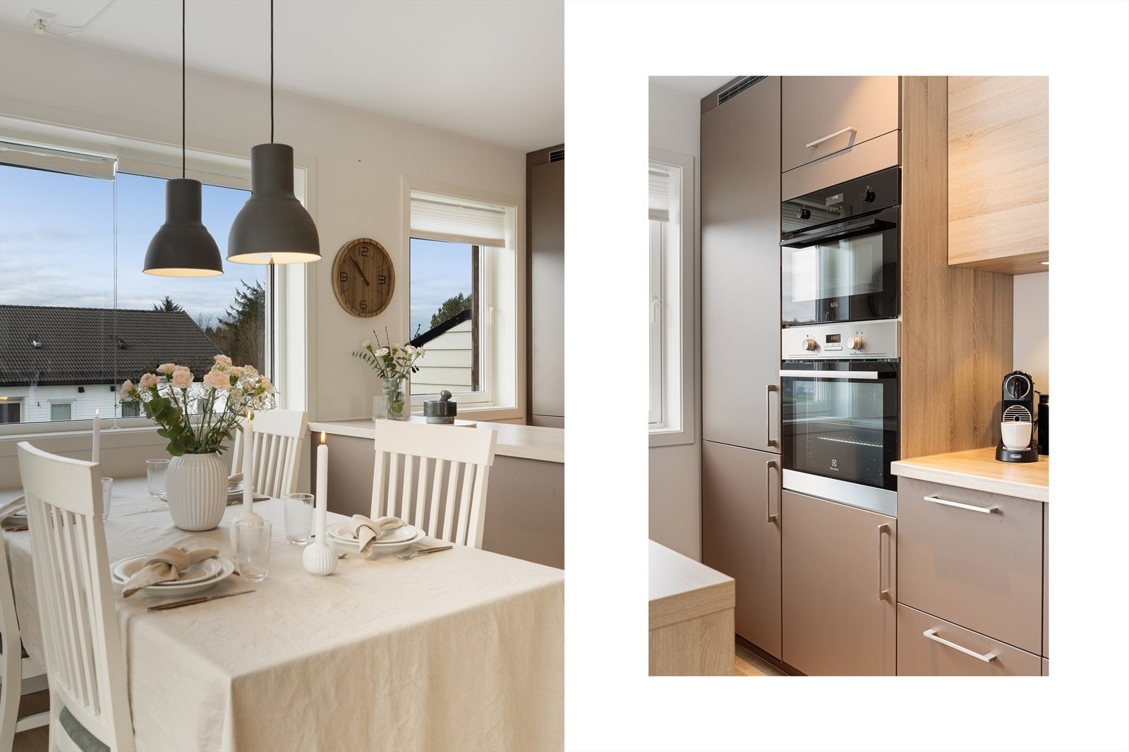 Praktisk kjøkkenøy med ekstra oppbevaringsplass Galleribilde