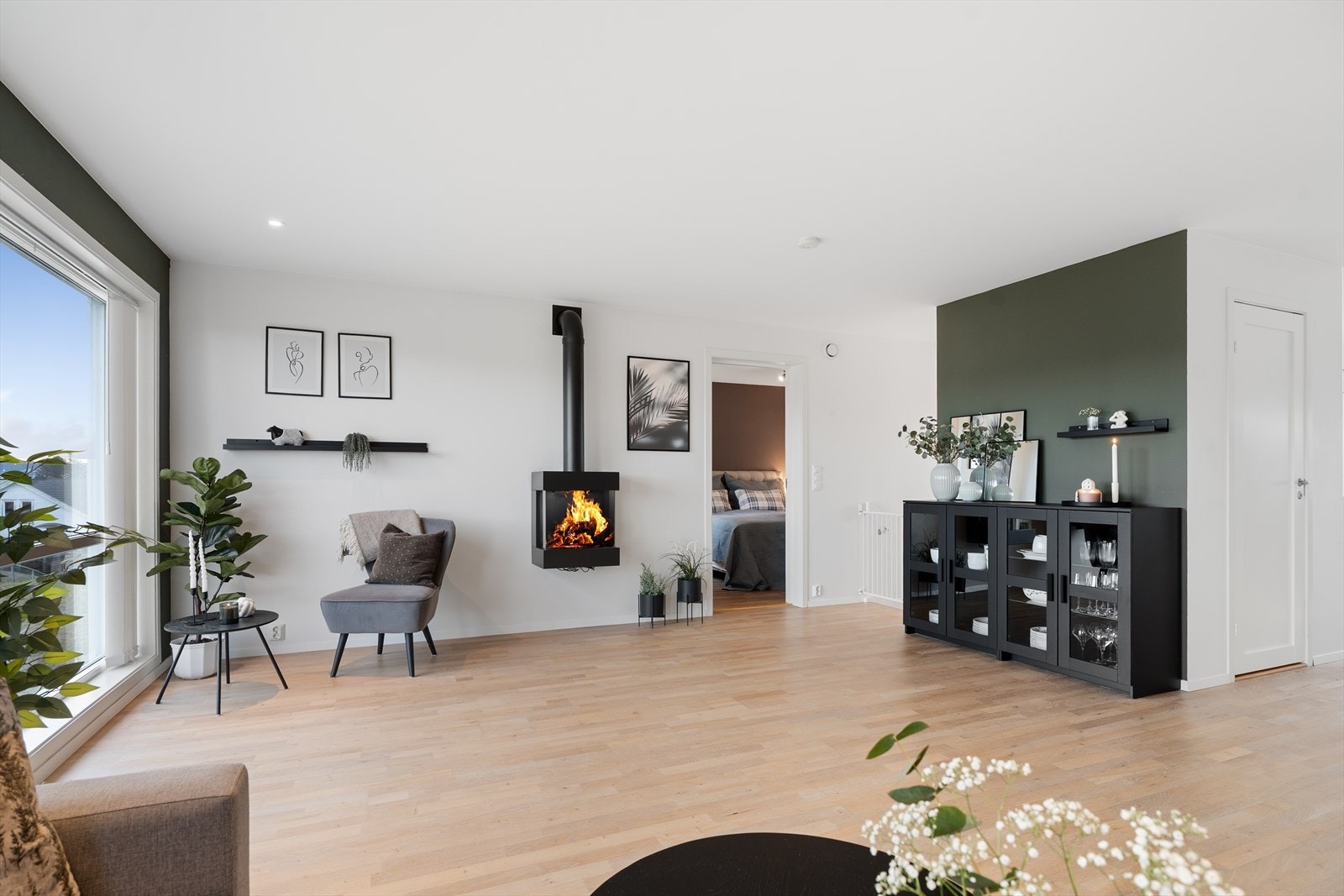 Gasspeis gir varme og herlig atmosfære Galleribilde