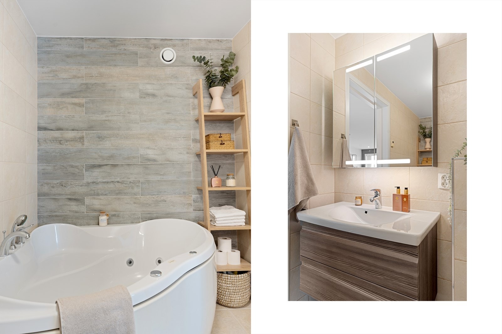 Flotte fliser som gir en varm atmosfære Galleribilde