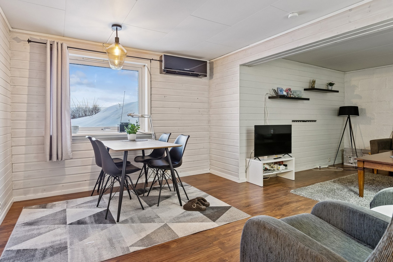 Det er gulvvarme i stue og på soverom Galleribilde