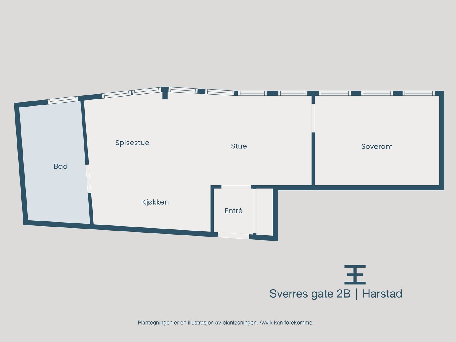 Plantegning Galleribilde