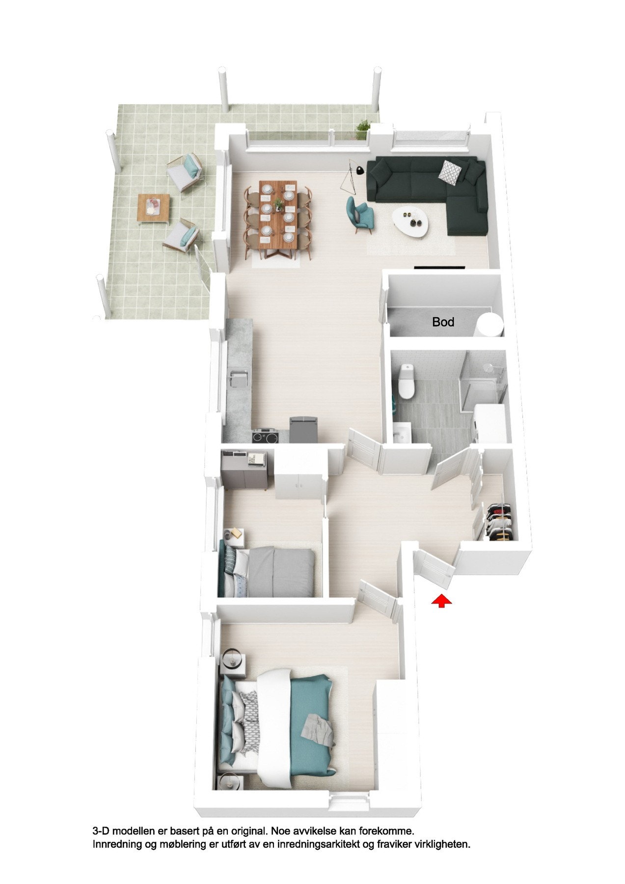 Plantegning Galleribilde