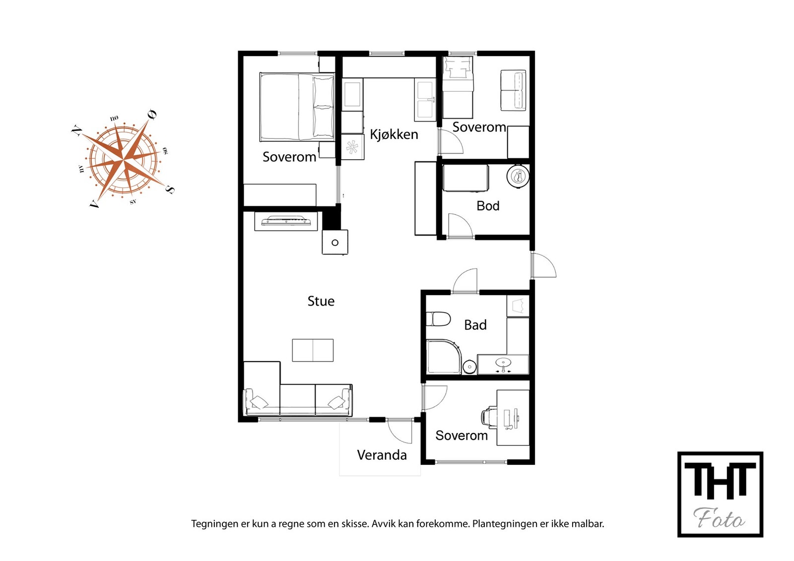 Plantegning Galleribilde