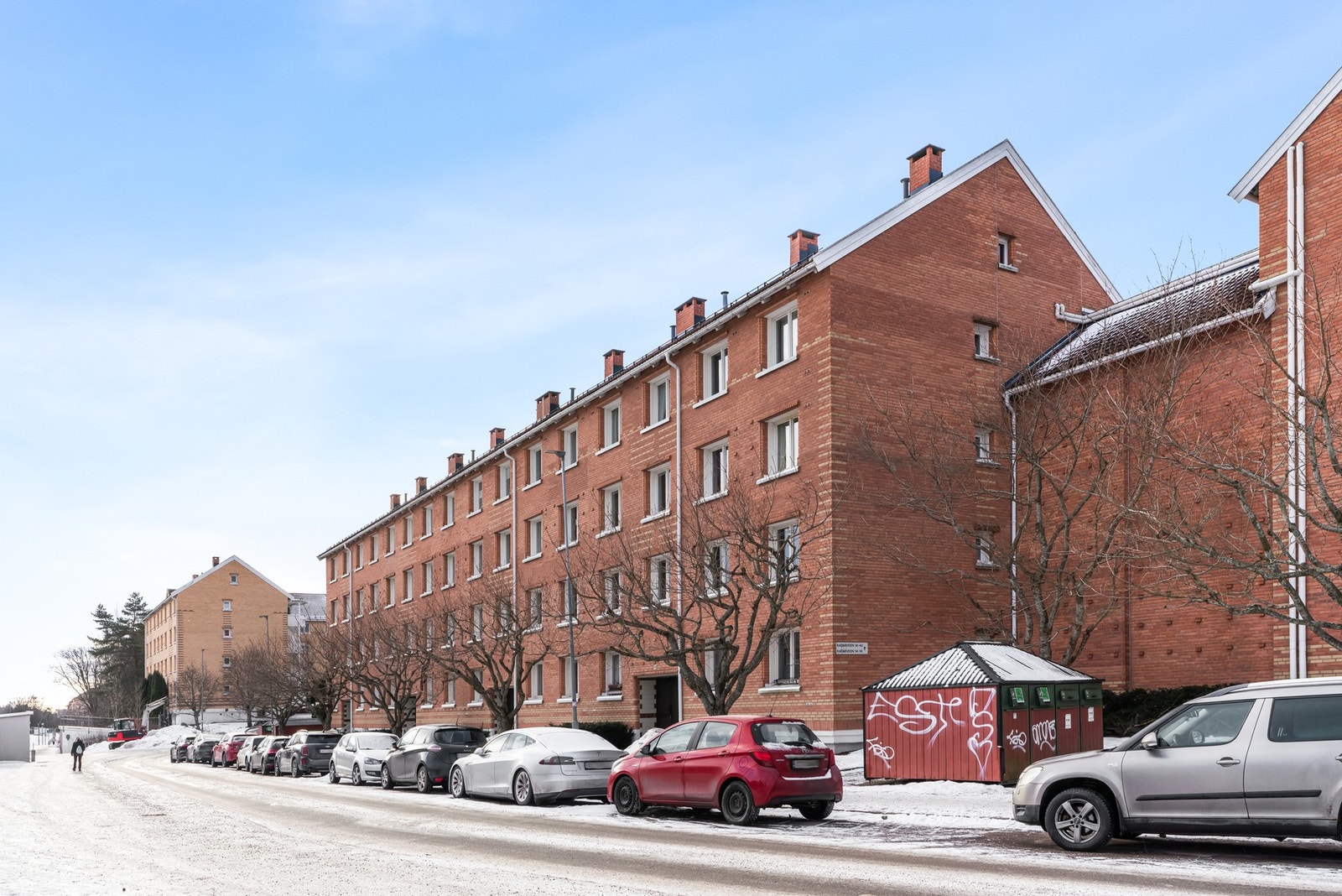 Forsiden av bygget. Galleribilde