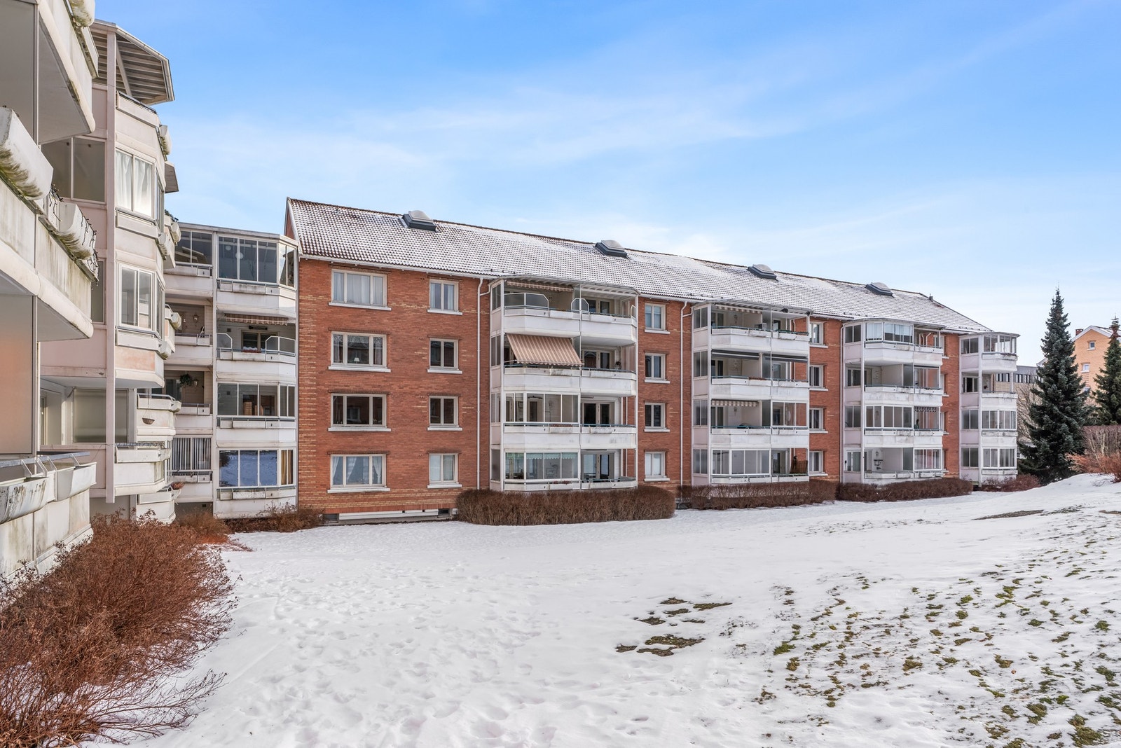 Byggets fasade. Galleribilde