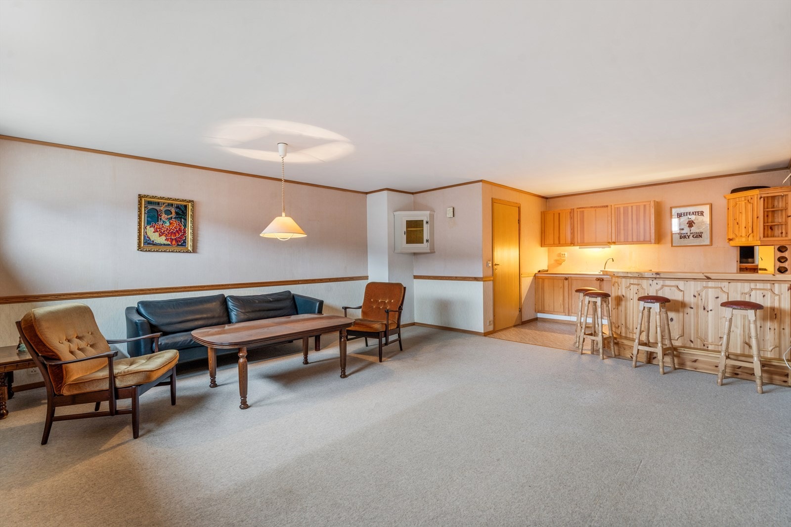 Romslig kjellerstue Galleribilde