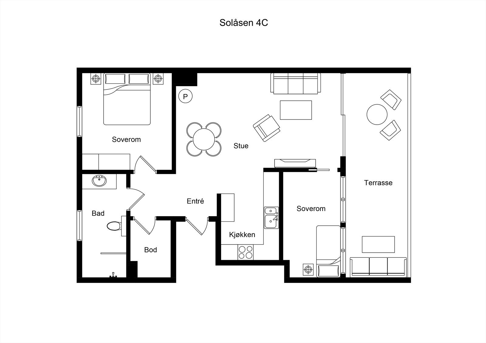 Plantegning Galleribilde