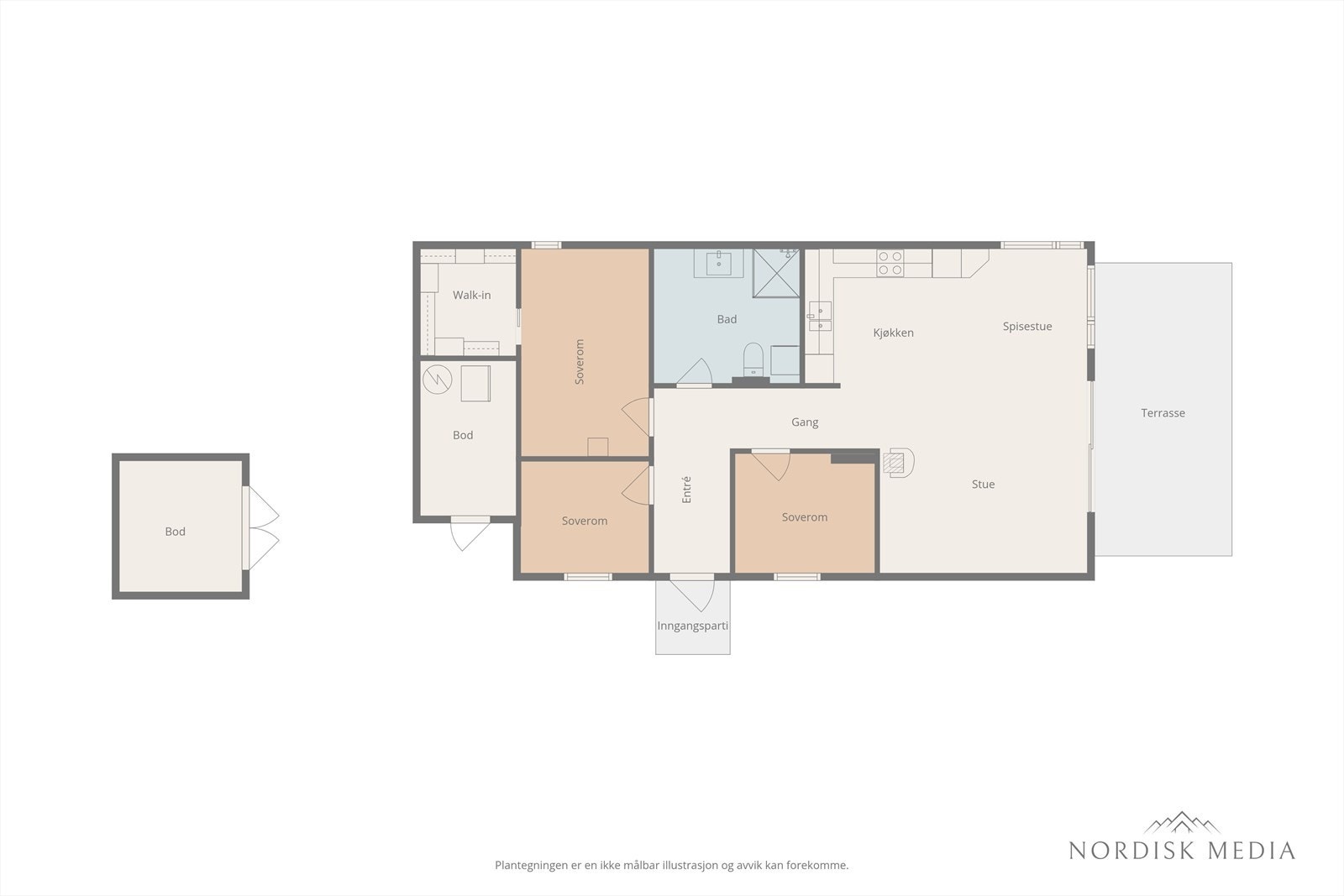 Plantegning Galleribilde