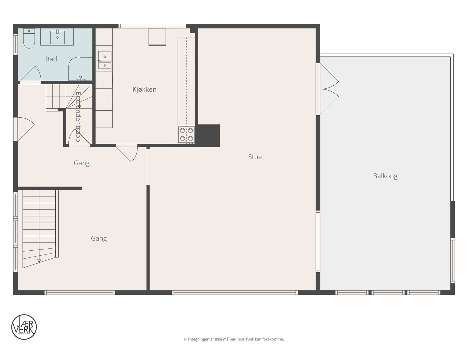 Plantegning 2. etasje Galleribilde