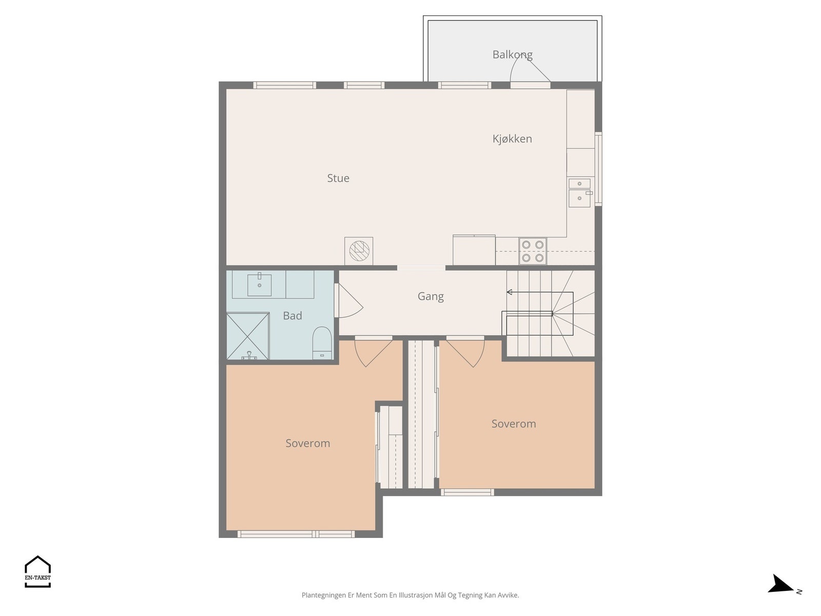 Plantegning 2. etasje. Galleribilde