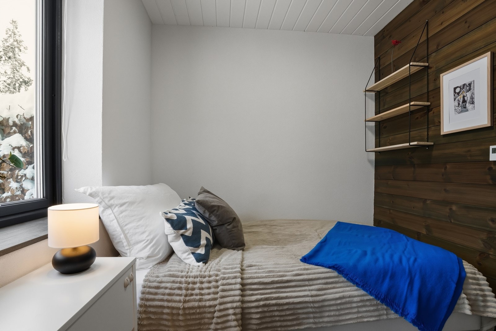 Soverommet har god plass til seng. Galleribilde