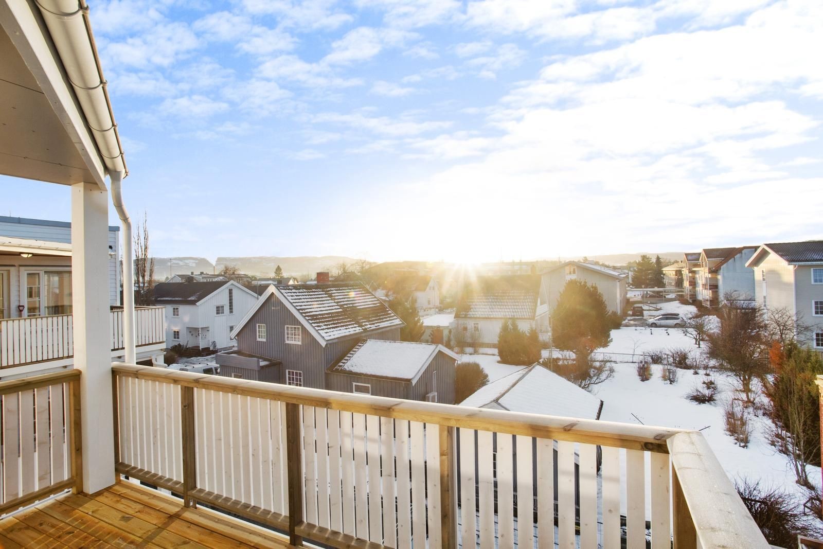 Utsikt fra verandaen Galleribilde