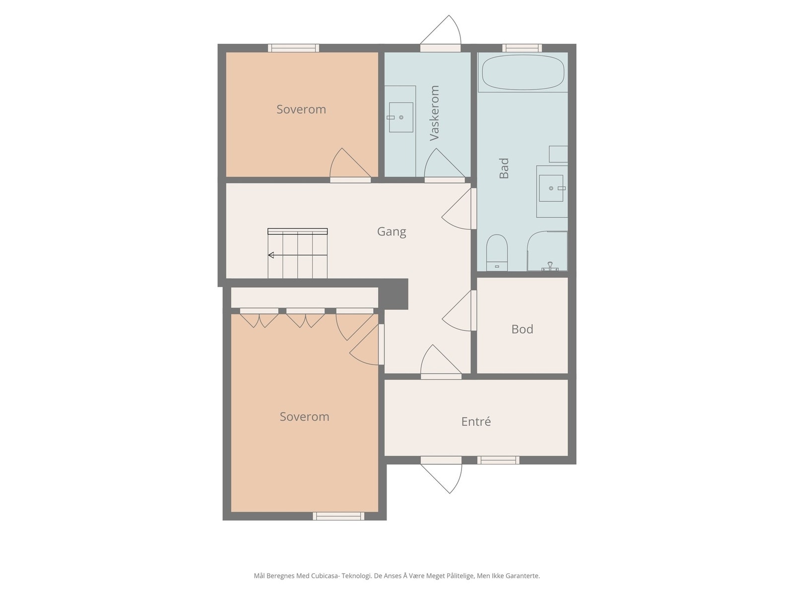 Plantegning første etasje Galleribilde